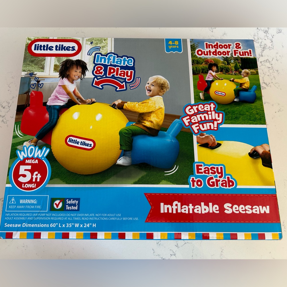 Little Tikes Seesaw Teeter-Totter Inflatable NWT